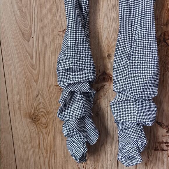 Labijou Houndstooth Stacked Rouched Pants Size Medium - Picture 3 of 10